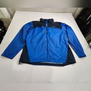 Columbia Men's Glennaker Lake II Rain Jacket blue&navy Size XL Regular Fit